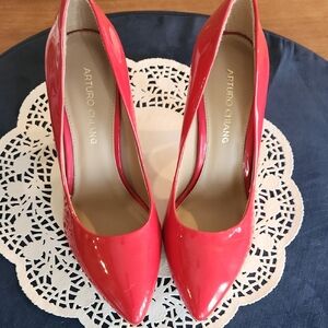 Arturo Chiang Glossy Red Heels